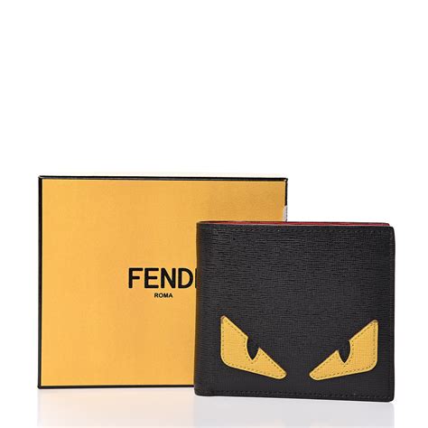 fendi eye wallet|fendi wallet monster eyes.